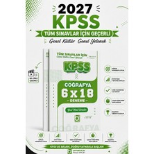 Bigelio Yayıncılık Bigelio 2027 KPSS Tüm Sınavlar İçin Coğrafya 6 x 18 Deneme Sınavı
