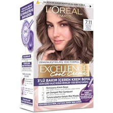 Odea L'oreal Paris Excellence Cool Creme 7.11 Ekstra Küllü Kumral Saç Boyası