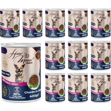 Odea Yetişkin Köpek Biftekli ve Jöleli Konserve  400 gr x 12 Adet