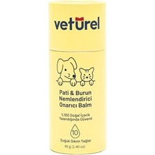 Odea Veturel Kedi Köpek Pati BALM%100 Doğal Nemlendirici Stick Dirsek Burun Koruyucu Onarıcı Bakım Balmı - 40GR