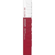 Odea Maybelline New York Super Stay Matte Ink Likit Mat Ruj - 80 Ruler (Kırmızı/pembe) | Mat, Uzun Süre Kalıcı Ruj, Kırmızı Tonda Kalıcı Kalıcı Renk Sağlar