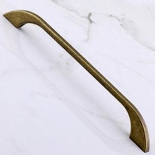 Odea BADEM10 Meriç 192 mm - 19.2 cm Eskitme Antik Sarı Metal Mobilya Mutfak Dolabı Dolap Kulpu Kulbu Kulpları