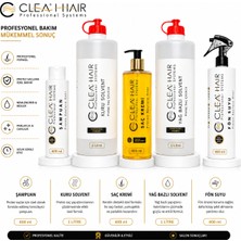 Belirtilmemiş Cleahair  Protez Saçlara Özel Şampuan+1litre Solvent+Saç KREMİ+C22 Muadili Yağ Bazlı+Fön Suyu
