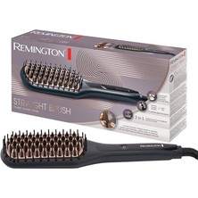 Odea Remington Düzleştirici Fırça 2'si 1 Arada: Daha Kısa Şekillendirme Süresi Için Düzleştirici ve Saç Fırçası (Soğuk Uçlu Seramik Kaplı ve Antistatik Kıllar, Dijital Ekran, 150-230 ° C) CB7400