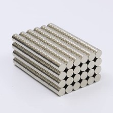 Odea 75 Adet 6x3 mm Yuvarlak Güçlü Neodyum Mıknatıs (Çap 6 mm Kalınlık 3 Mm)