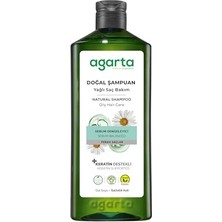 Odea Agarta Doğal Yağlı Saçlar Için Yağlı Saç Bakım Şampuanı 400 ml