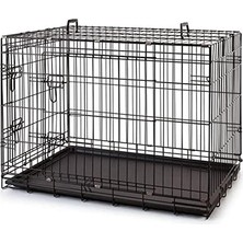 Odea Metal Kedi Köpek Kafesi Siyah 107X71X78CM