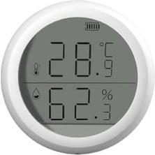 Odea Xenon Smart Akıllı Dijital Termometre Uygulama Denetimli Zigbee Iç Mekan Isı Ölçer ve Nem Ölçer (Higrometre) X7608