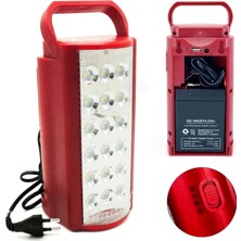 24 Büyük Ledli 80 Saat Yanan Powerbank Özellikli Akülü LED Işıldak ( Lisinya )