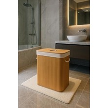 Odea Bambu Çamaşır Sepeti 60X52X32 Büyük Boy 100 Lt