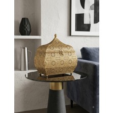 Panalı PNL-MG127 L Gold Metal Dekoratif Kutu