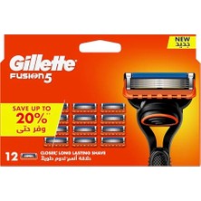 Odea Gillette Fusion 5 Yedek Tıraş Bıçağı 12’li
