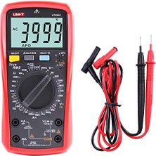 Odea UT890C Profesyonel Dijital Multimetre Test Cihazı Voltmetre Ampermetre Ohmmetre Rms 6000 Hesapları Işıklı LCD ile Polimetre Kapasite Testi ve Sıcaklık Ölçümü