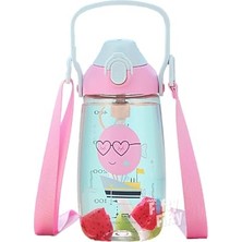 Odea Pipetli 680 ml Boyun Askılı Tritan Çocuk Su Matarası -Kutulu- FFUZ2202680