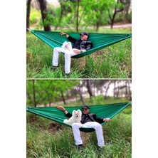 Odea Bundera Kamp Hamağı Piknik Hamağı Bahçe Balkon Outdoor Kamp Salıncak Hamak (Yeşil)