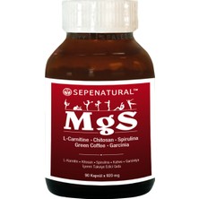Sepe Natural Mgs L-Karnitin,Kitosa,Spirulina,Kahve,Garsiniya  İçeren Takviye Edici Gıda  90 Kapsül X 920 Mg