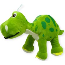 Sevimli Peluş Dinazor Turko Dino 35 cm - Yeşil (Lisinya)