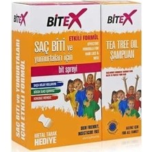 Odea Bit Şampuanı 150 Ml, Bit Spreyi 100 Ml, Metal Tarak, Unisex, Tüm Saç Tipleri
