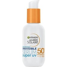 Odea Garnier Ambre Solaire Invisible Süper Uv Günlük Güneş Koruyucu Serum SPF50 30 ml