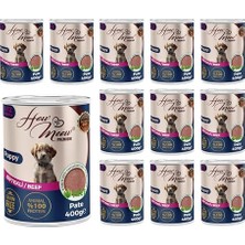 Odea Yavru Köpek Biftekli Pate 400 gr x 12 Adet