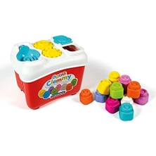 Odea Clementoni 17171 Soft Clemmy Yumuşak Blok Bultak Kovası Oyuncak, Çok Renkli
