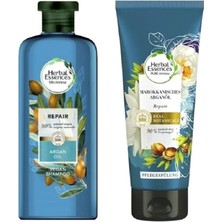 Odea Herbal Essences Fas Argan Yağı Onarıcı Şampuan 250 ml + Saç Kremi 200 ml Argan