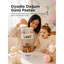 Doodle Bebek Ilk Kalem Seti – Doğum Günü Pastası 16'lı