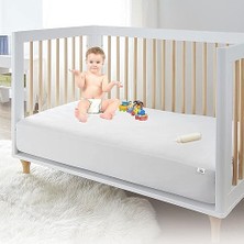 Odea Vionel HOME%100 Pamuklu, Sıvı Geçirmez Bebek Alezi,bebek Alez Yatak Koruyucu, Çocuk Yatak Koruyucu Alezi,park Beşik Yatak Alezi,park Beşik Yatak Koruyucu (80X130)