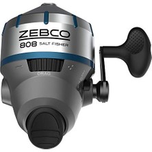 Odea 808 Tuzlu Su Spincast Olta Makarası, Abs Eklemeli Paslanmaz Çelik Makara Kapağı, Hızlı Ayarlı Anti-Reverse ve Isırma Uyarılı, 9  Sina ile Hazır Makaralanmış, Boy 80, Gümüş