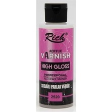 Odea Parlak Vernik Su Bazlı High Gloss, 120 Cc, Şeffaf