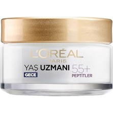 Odea L'oreal Paris Yaş Uzmanı 55+ Kırışıklık Karşıtı Yenileyici Gece Kremi