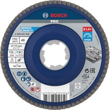 Odea Bosch Professional Accessories 115 mm X-Lock Yelpaze Taşlama Diski Bfm Fibertragp