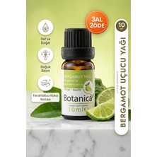 Botanica %100 Saf Bergamot Yağı Cilt Aydınlatıcı Ton Eşitleyici Aromaterapi Doğal Uçucu Bitkisel 10 ml