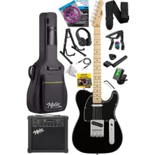 Odea Midex TLX-50BK-25AMP Tele Kasa Maple Klavye 2 Single-Coil 25W Amfili Elektro Gitar