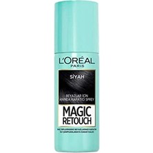 Odea L'oreal Paris Magic Retouch Beyaz Dipleri Kapatıcı Sprey 75 ml - Siyah