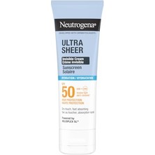 Odea Neutrogena Ultra Sheer Hydrating Cream SPF50 Yüz Güneş Kremi 50 ml