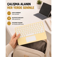 Kablosuz Bluetooth Klavye – Slim Taşınabilir Tasarım - Lisinya