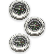 Odea Pusula - Metal Gövdeli Fesyonel 60MM Taşınabilir El Pusulası – Dayanıklı Çelik Kasa, Yuvarlak Cep Pusulası 3 Adet