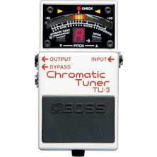 Odea Tu-3 Akort Cihazı Pedal, Beyaz | Son Derece Sağlam  Stompbox Gövde | 21 Segmentli LED Gösterge
