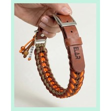 Odea El Yapımı Kişiye Özel Isimli,el Yapımı Paracord Köpek Boyun Tasması – Örgü Strong 05 (M)