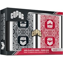 Odea Wsop 2024 World Series Of Poker Edition, Premium Pvc Poker Kartları, Iki Deste (Kırmızı, Siyah)