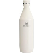Odea Stanley All Day Slim Soğuk Su Termosu 0.60 Litre - Krem | Paslanmaz Çelik | 6 Saat Soğuk - 11 Saat Soğuk - Bpa Içermeyen Geri Dönüşümlü Paslanmaz Çelik - Sızdırmaz - Bulaşık Makinesinde Yıkanabilir