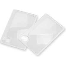 Odea Ikiz Paket Acil Yangın Starter Büyüteçleri, 6x Spot Lensli 2.5x | Küçük Kredi Kartı Boyutlu Acil Yangın Başlatıcıları - 6x Power Spot Lensli (Wm-21)