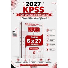 Bigelio Yayıncılık Bigelio 2027 KPSS Tüm Sınavlar İçin Tarih 6 x 27 Deneme Sınavı Bi