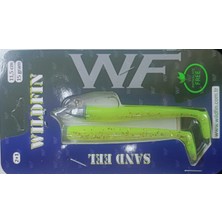 Wildfin Sand Eel Silikon Balık Yemi 11.5 cm 15 gr Renk Chartreuse