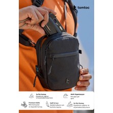 Tomtoc Aviator X-Pac Serisi T37 1.3l Siyah El ve Omuz Çantası - T37S1D2