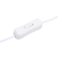 Alfais 6095 USB Power Data Switch Kablo Açma Kapama Düğmeli Dişi Erkek Güç Ara Uzatma Kablosu 30CM