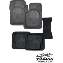 Yaman Auto Peugeot 1007 2004-2009 ile Uyumlu 3D Havuzlu Oto Paspas 5'li Set | Su Geçirmez | Kaymaz | Kokusuz | Kolay Temizlenir | T205