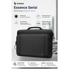 Tomtoc Essence A34 14 Inç Siyah Macboook Pro Kılıfı - A34D3D1