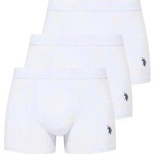 U.S. Polo Assn. Erkek 3 Adet Pamuklu Modal Kumaş Likralı Boxer